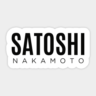 Satoshi-Nakamoto Sticker